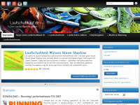 Screenshot des Blogs Laufschuhkauf.de
