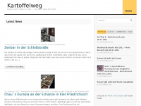 Screenshot des Blogs Restaurant Kiel