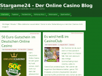 Screenshot des Blogs Stargame24 – Der Onlinespiele Blog – Alle Spiele Online