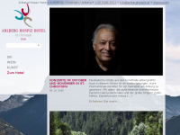 Screenshot des Blogs Lucus-Hotel Arlberg Hospiz