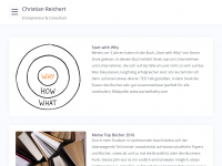 Screenshot des Blogs Christian Reichert