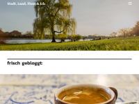 Screenshot des Blogs Stadt, Land, Fluß & Ich | chillr