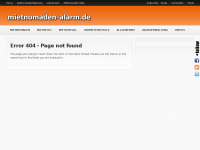 Screenshot des Blogs Mietnomaden Alarm