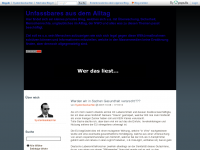Screenshot des Blogs Der Systembeobachter