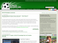 Screenshot des Blogs Fussballkultur im Livestream