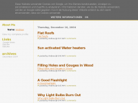 Screenshot des Blogs Tech-Info