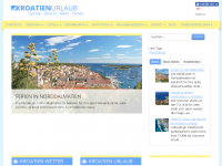 Screenshot des Blogs Kroatienurlaub