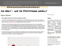 Screenshot des Blogs Statisthek