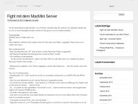Screenshot des Blogs macfreaks.ch