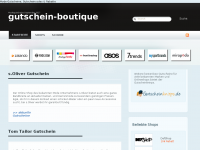 Screenshot des Blogs Gutschein-Boutique – Modegutscheine