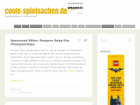 Screenshot des Blogs coole-spielsachen.de – Neuheiten – Spielzeug für Groß und Klein