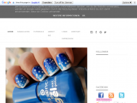 Screenshot des Blogs addicted to nail polish