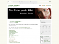 Screenshot des Blogs Die kleine große Welt