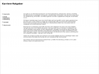 Screenshot des Blogs Karriere-Ratgeber und Social Media