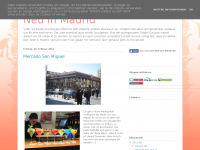 Screenshot des Blogs Neu in Madrid