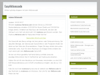Screenshot des Blogs mainova Aktionscode