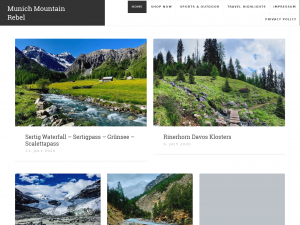 Screenshot des Blogs V’s World