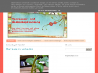 Screenshot des Blogs Terrassen- und Balkonbepflanzung
