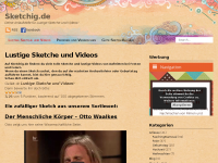 Screenshot des Blogs Lustige Sketche und Videos