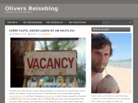 Screenshot des Blogs Olivers Weltreisen