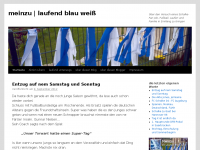 Screenshot des Blogs meinzu | laufend blau weiß