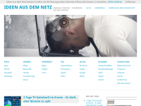 Screenshot des Blogs Ideen aus dem Netz