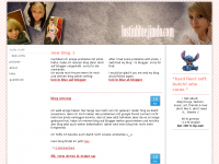 Screenshot des Blogs lost in blue