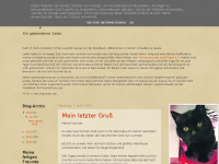 Screenshot des Blogs Leopold Zausel von der Distelbeck