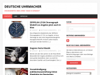 Screenshot des Blogs Deutsche Uhrmacher