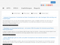 Screenshot des Blogs Gratis-App.com