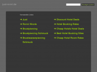 Screenshot des Blogs Just Ronni