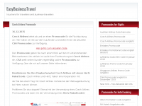 Screenshot des Blogs Easy-Business-Travel