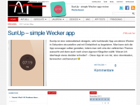 Screenshot des Blogs Apfeltube.de | Apple News und Gerüchte
