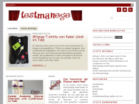 Screenshot des Blogs Testmanege