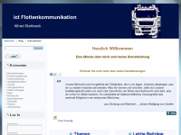 Screenshot des Blogs ict controll