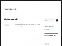 Screenshot des Blogs NetworkMarketing – Rafael Bilgam