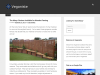 Screenshot des Blogs Veganer Lifestyle und Gesundheit