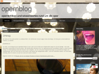 Screenshot des Blogs Opernblog