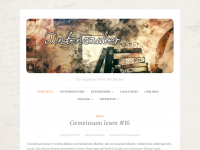 Screenshot des Blogs Tintenzauber