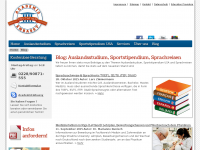 Screenshot des Blogs Academic Embassy Blog