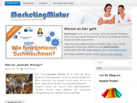 Screenshot des Blogs MarketingMixtur