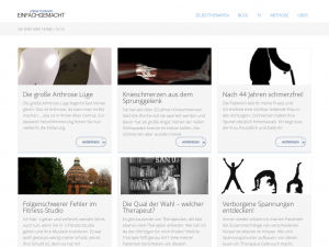 Screenshot des Blogs EinfachGemacht