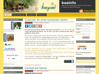 Screenshot des Blogs honeycomb Blog beeinfo
