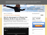 Screenshot des Blogs Blog Susanne Blake Kommunikation und Führung