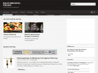 Screenshot des Blogs Bauchmuskel Übung