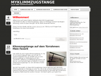 Screenshot des Blogs myKlimmzugstange