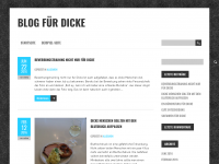 Screenshot des Blogs Für Dicke