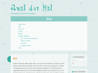 Screenshot des Blogs Qual der Wa(h)l