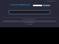 Screenshot des Blogs Lesenswürdigkeiten