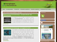 Screenshot des Blogs Energiespar-Haushalt